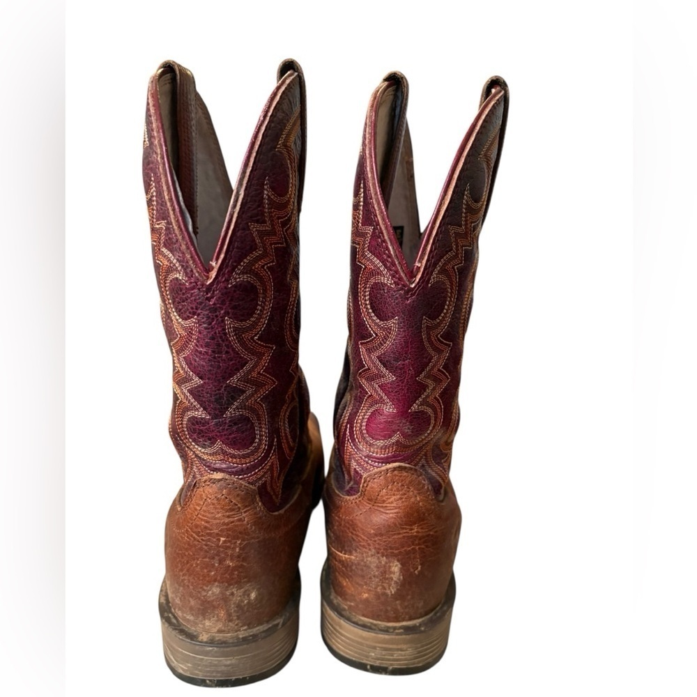 Noble Outfitters men’s square toe boots # 65026 size 8W. - Picture 3 of 9